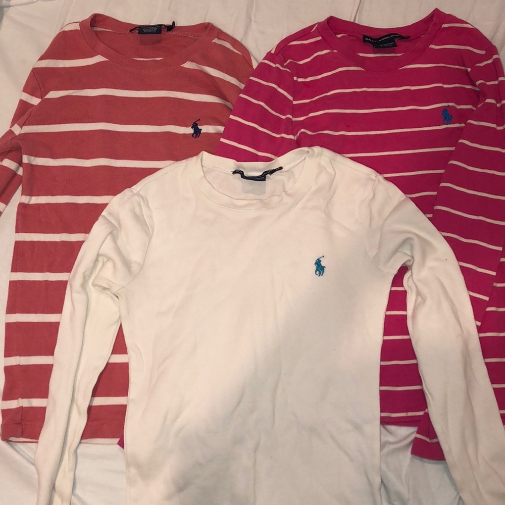 3 Ralph Lauren Sport Long Sleeves sz XS